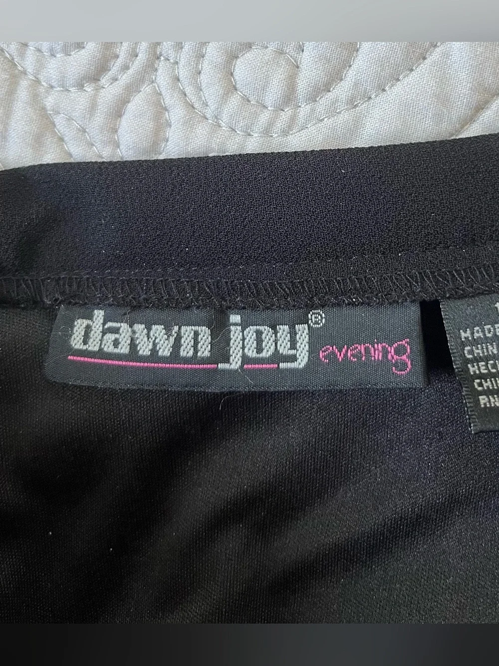 Dawn Joy Evening Wear Like New Ladies Size 14- Large Maxi Skirt in Color Black.